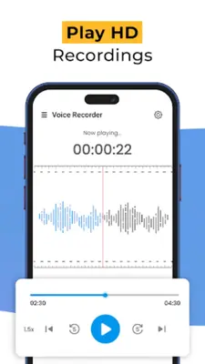 Advance Voice Recorder android App screenshot 1