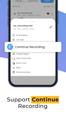 Advance Voice Recorder android App screenshot 4